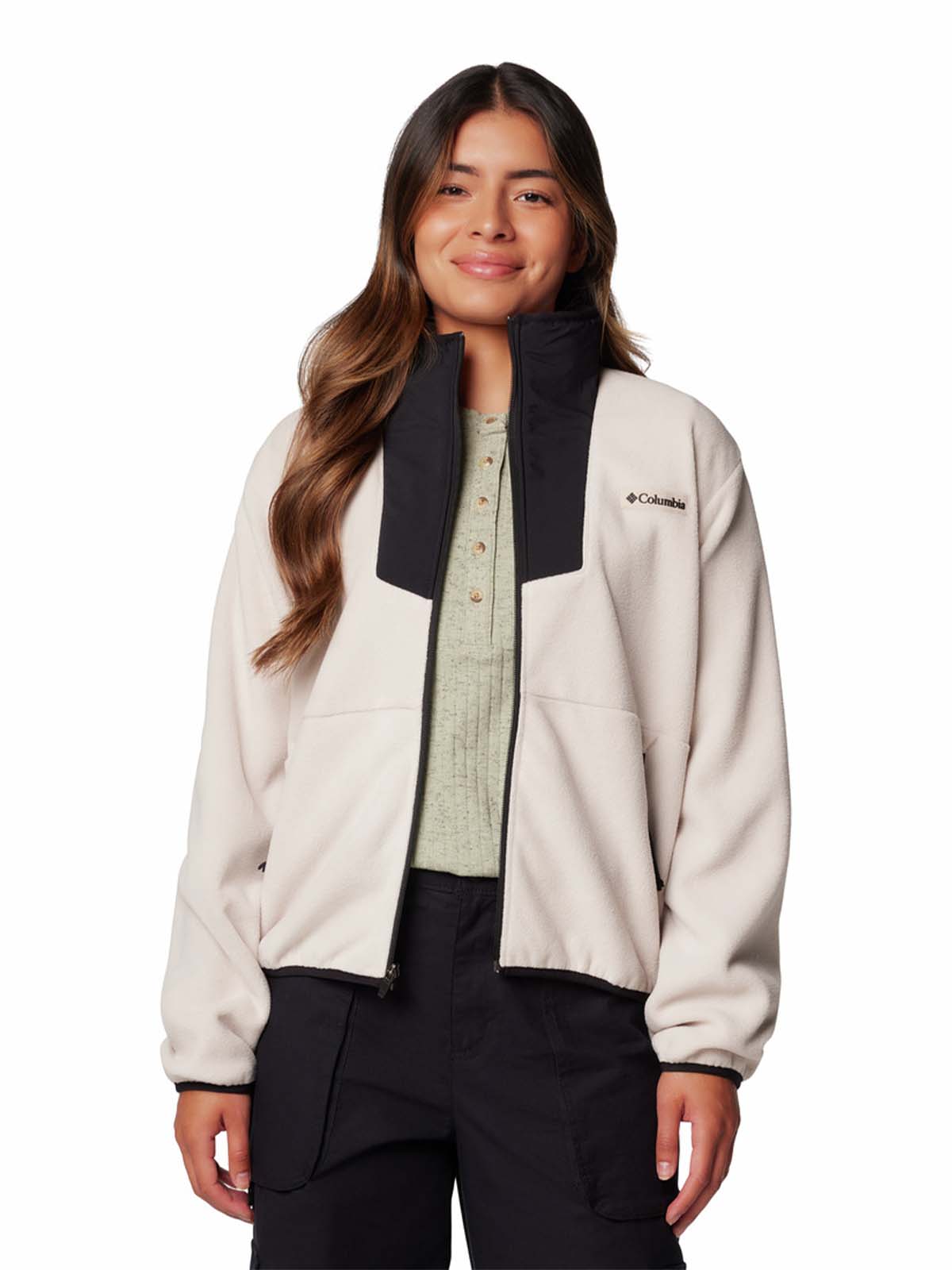 Polar Mujer Sequoia Grove Full Zip Gris Columbia