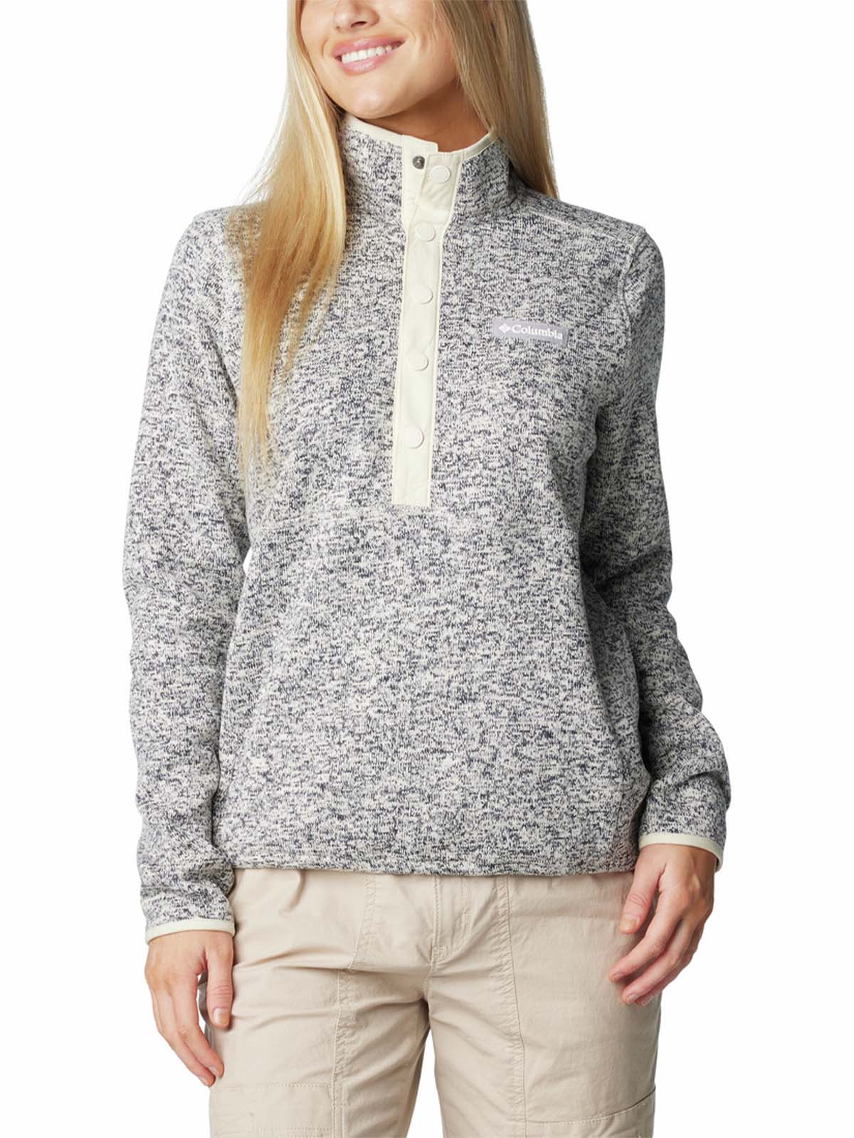 Polar Fleece Polar Mujer Gris Polar Mujer Sweater Weather Half