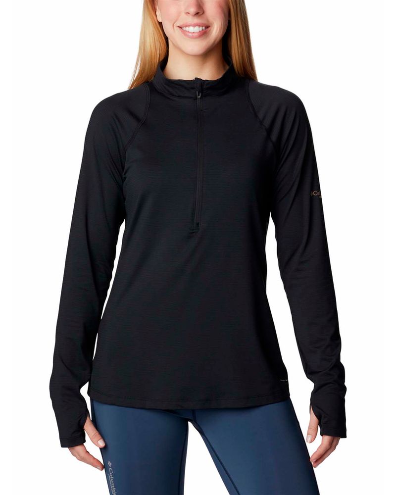 Polar-Mujer-Endle-Trail-1-2-Zip-Negro-Columbia