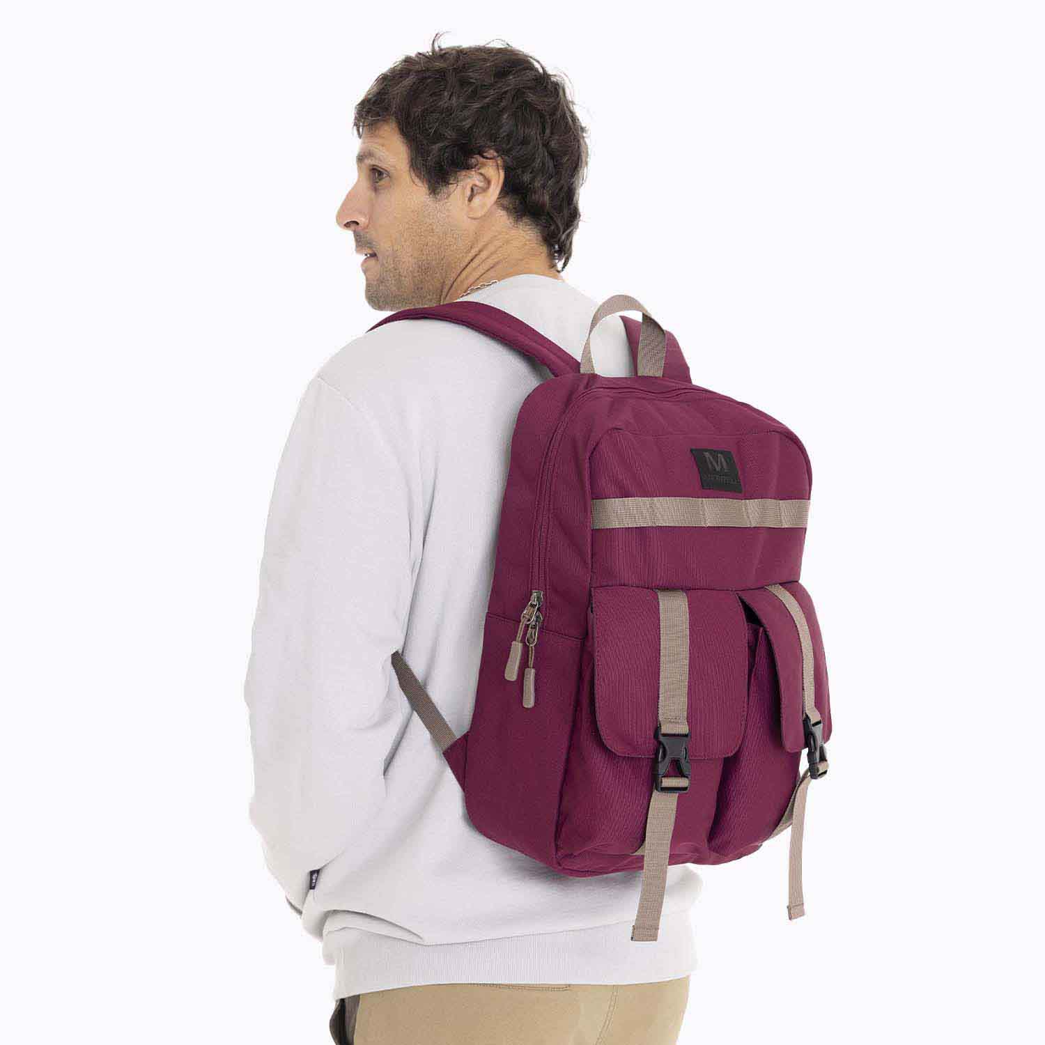 Mochila Unisex Gundahoo Urban Back Rojo Merrell
