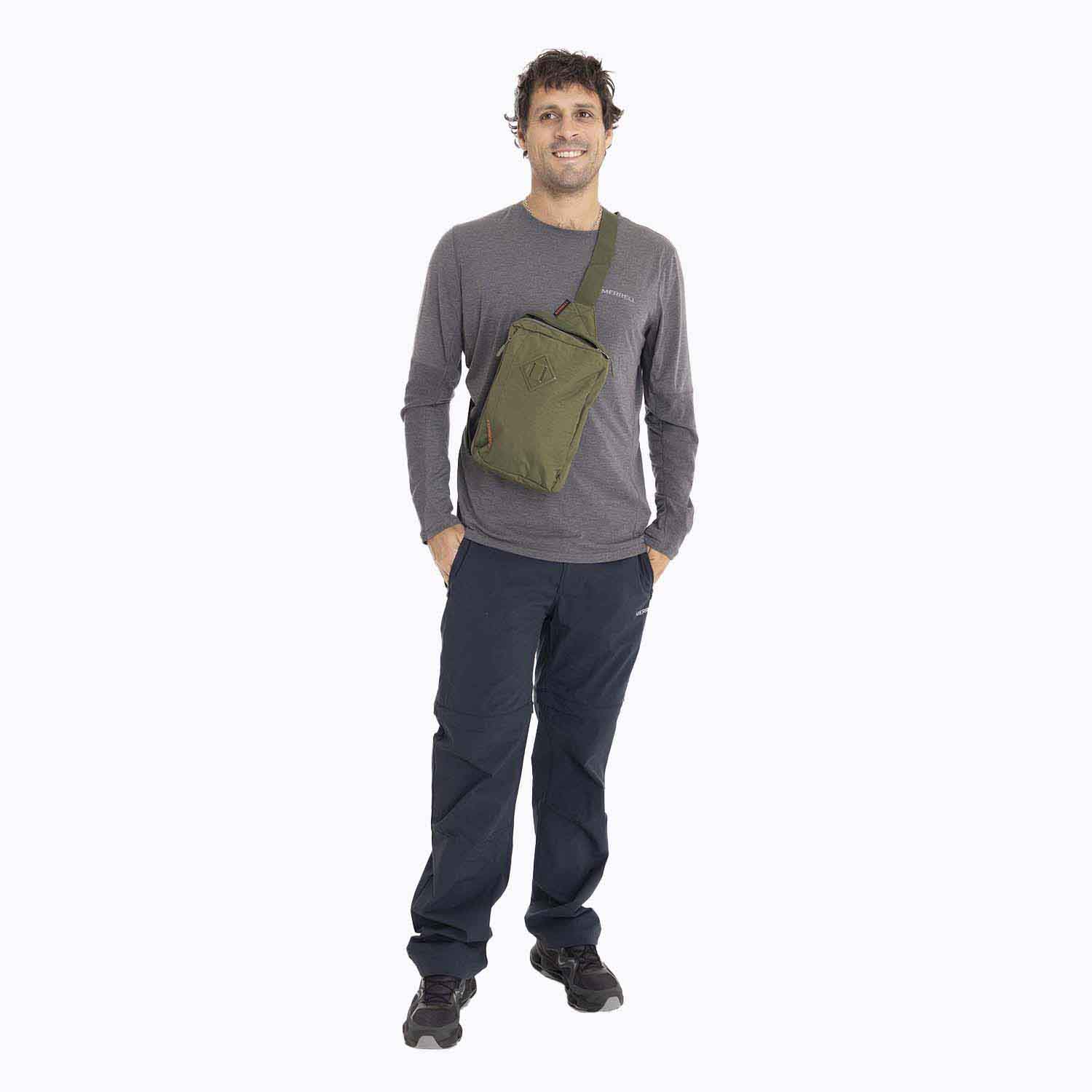 Bolso Unisex Messn Mini Messenger Verde Merrell