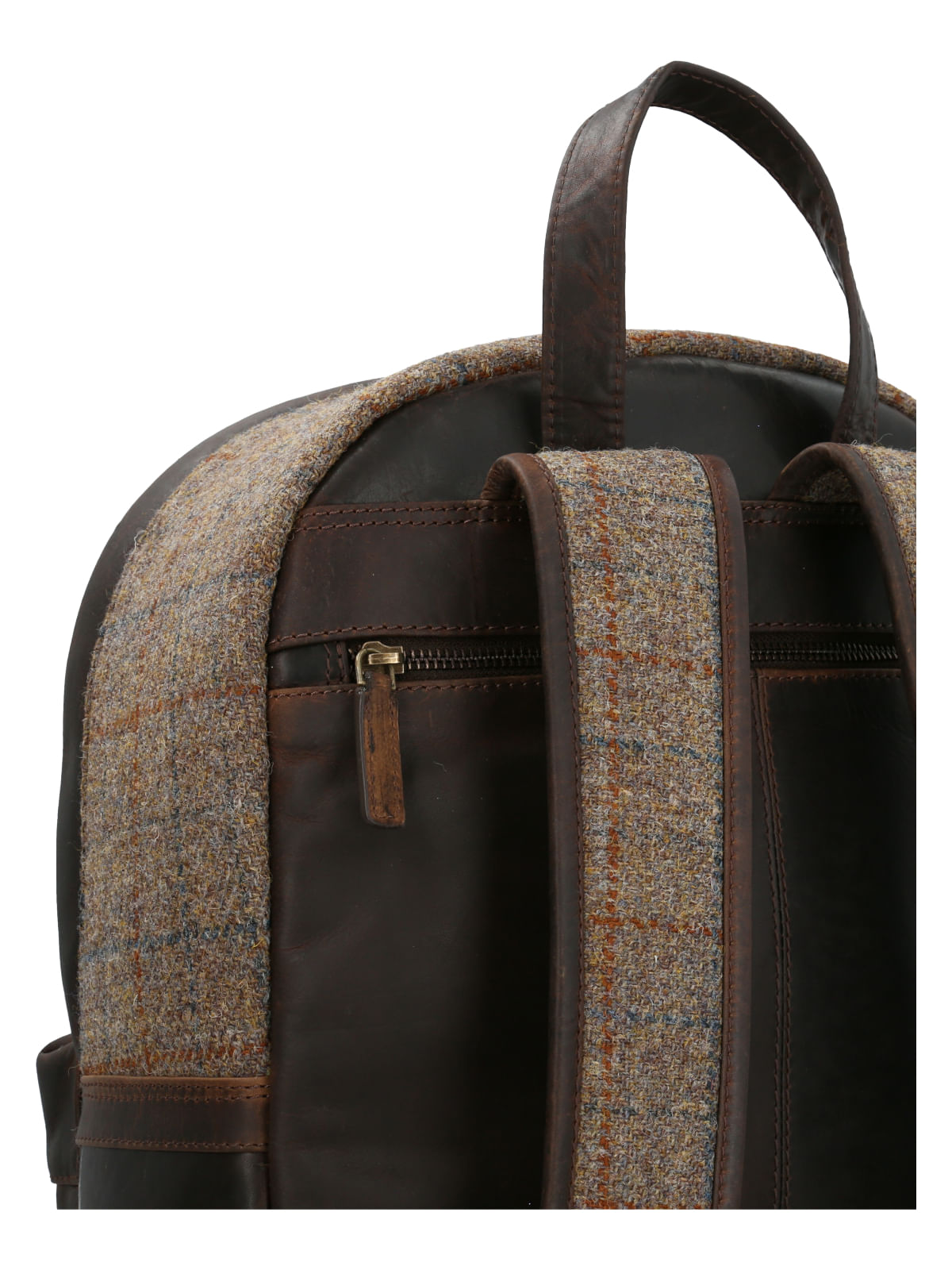 Mochila Harris Tweed Hombre Harris Tweed Back Café Rockford