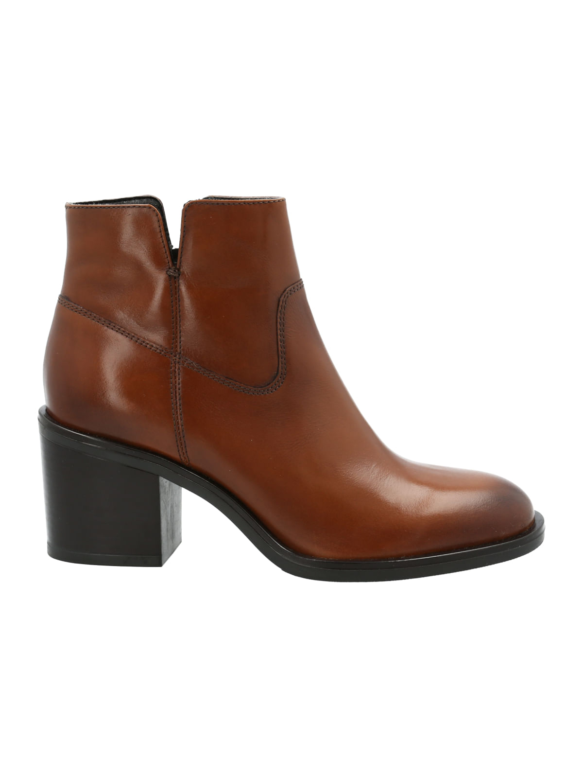 Botin Cuero Mujer Avellino Café Rockford
