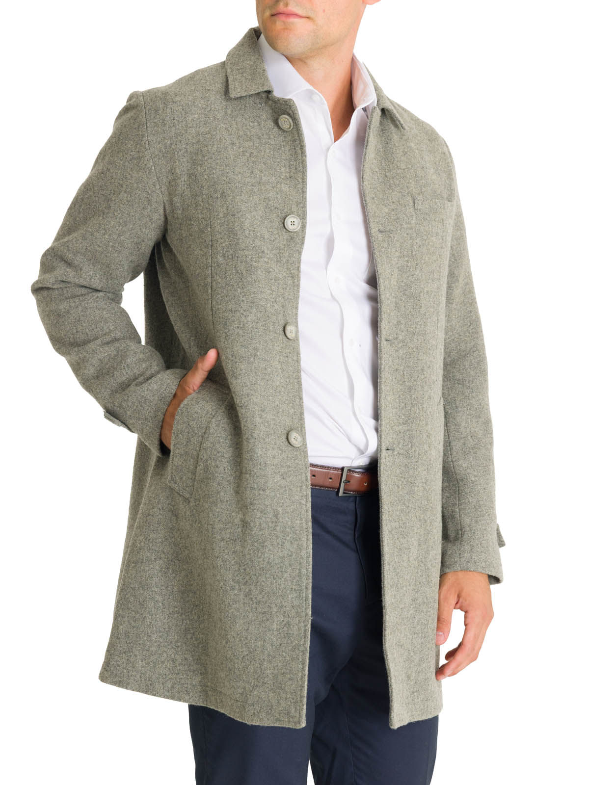 Chaqueta Lana Hombre Bruno Gris Rockford