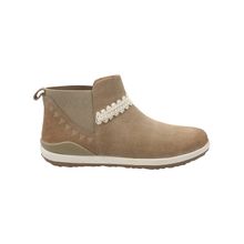 Botín Cuero Mujer Silverstone Beige Rockford
