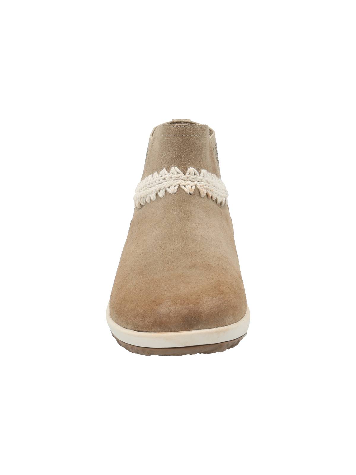 Botín Cuero Mujer Silverstone Beige Rockford