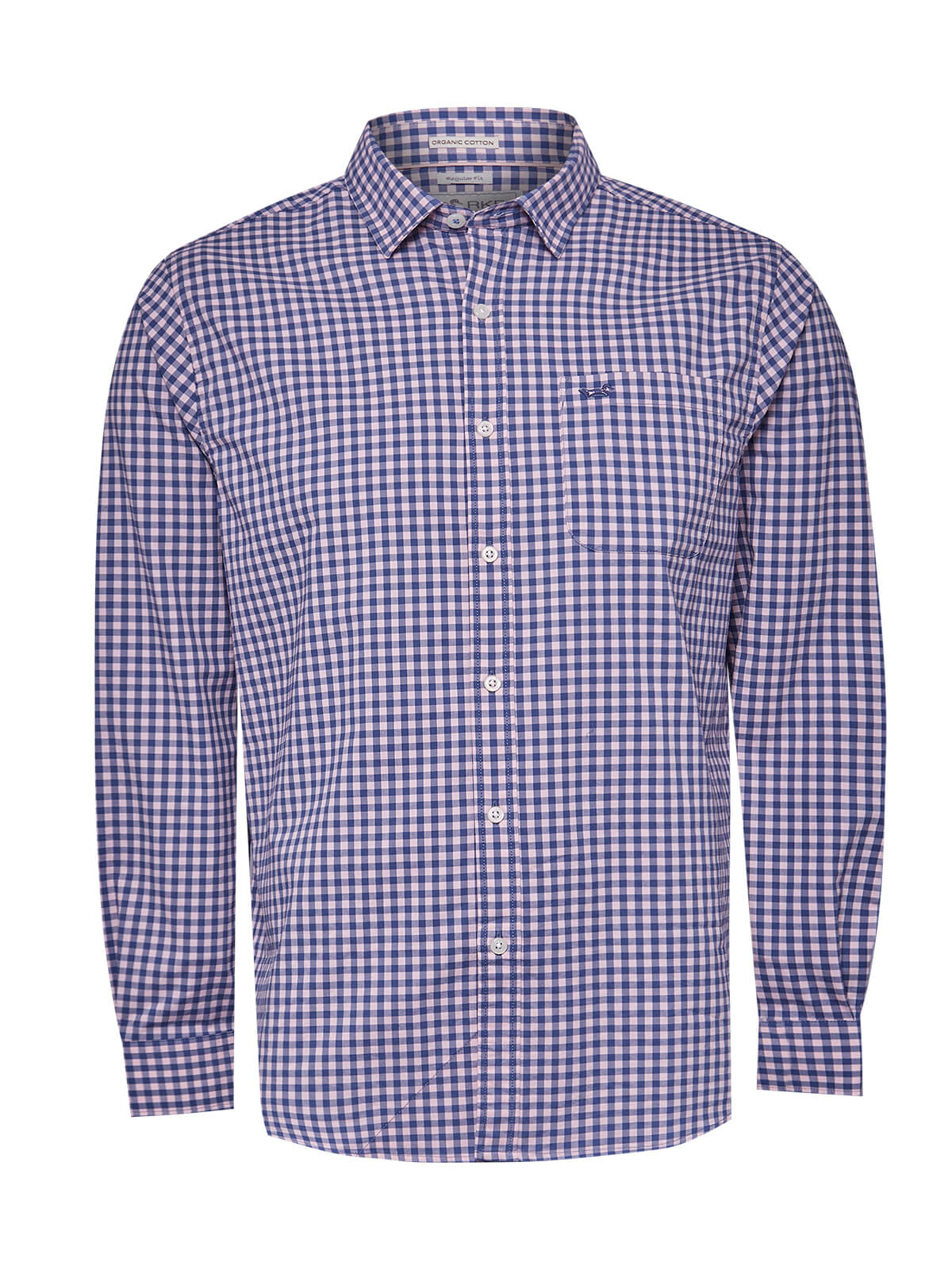 Camisa Algodón Orgánico Hombre Mild Rosado Rockford