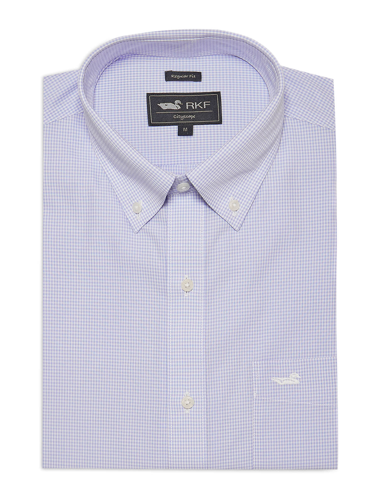 Camisa Cuello Button-Down Hombre WF Lila Rockford