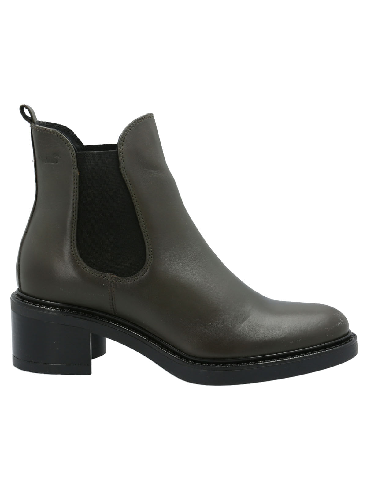 Botín Cuero Mujer Bessie Gris Rockford