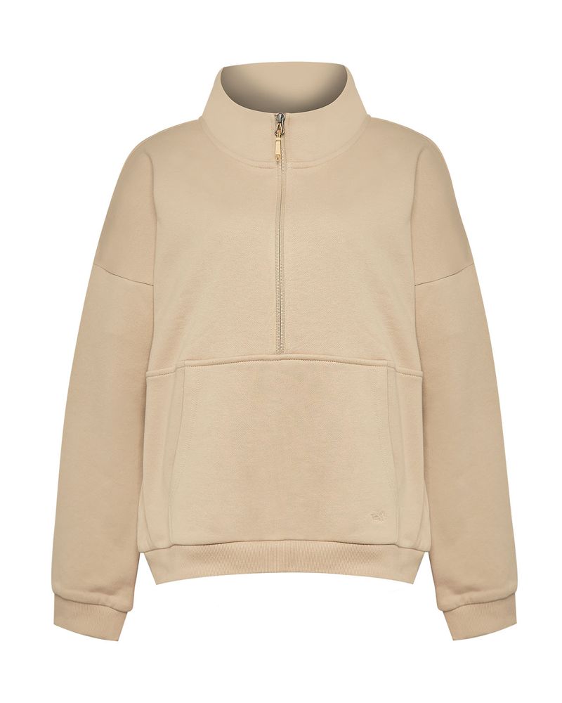 Poleron-Algodon-Organico-Mujer-Cali-Beige-Rockford