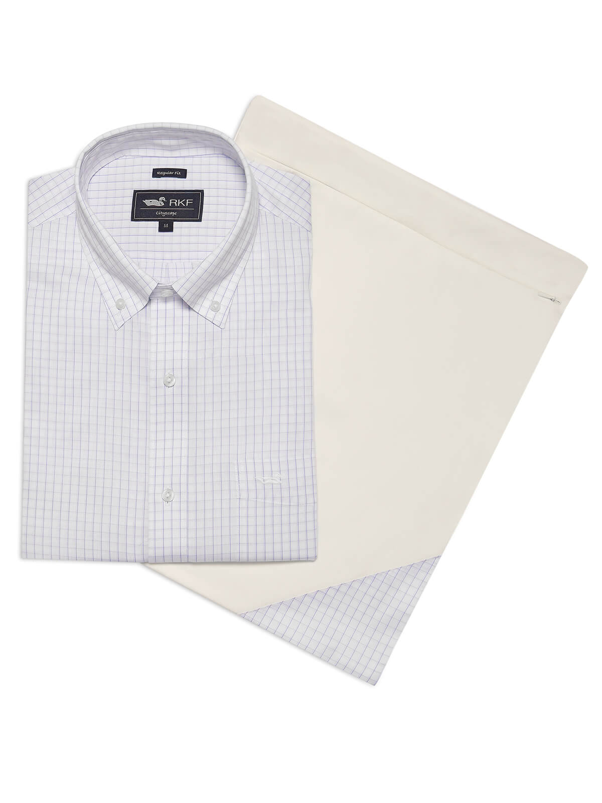 Camisa Cuello Button-Down Hombre WF Blanco Rockford