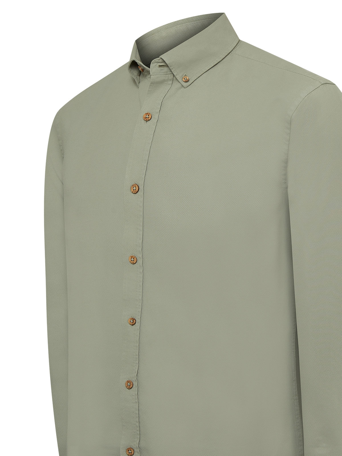 Camisa Algodón Orgánico Hombre Hunter Verde Rockford