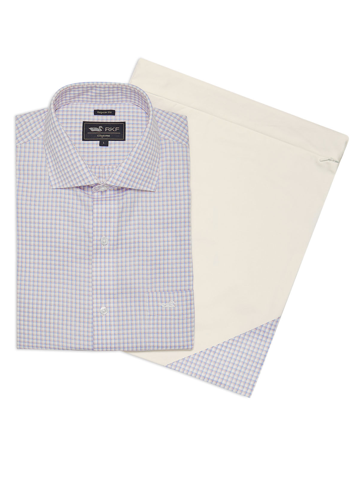 Camisa Cuello Italiano Hombre WF Blanco Rockford