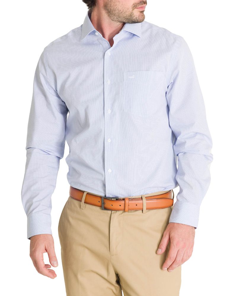 Camisa-Cuello-Italiano-Hombre-Easylife-Azul-Rockford
