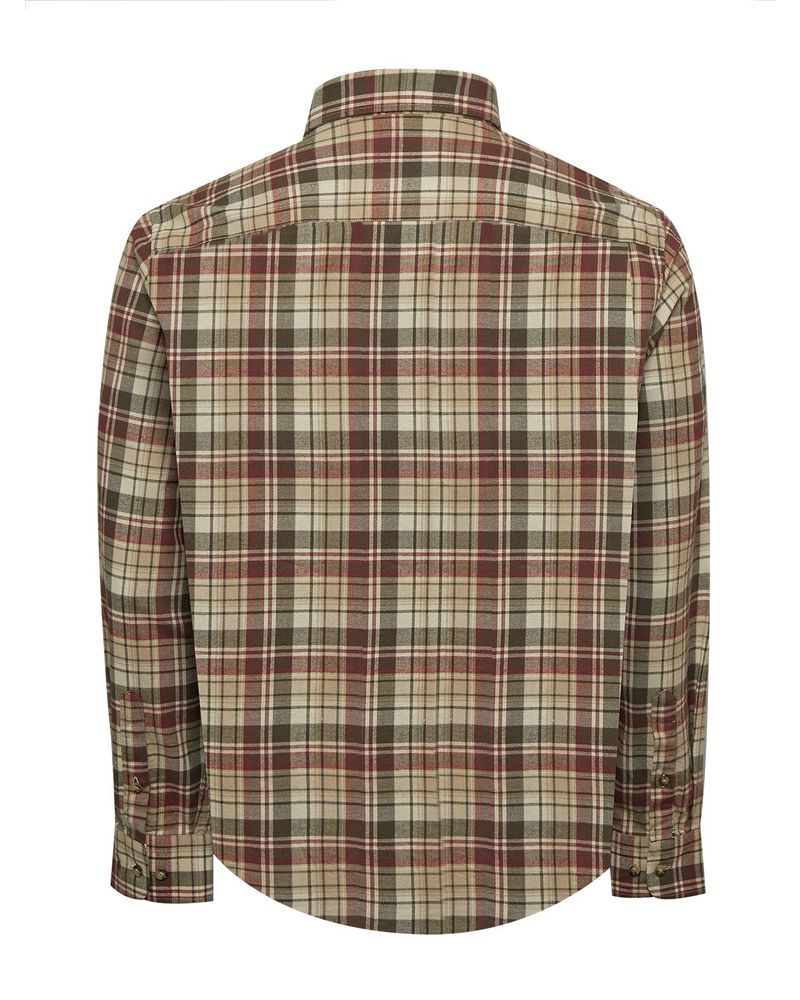 Camisa-Algodon-Organico-Hombre-Flannel-Cafe-Rockford