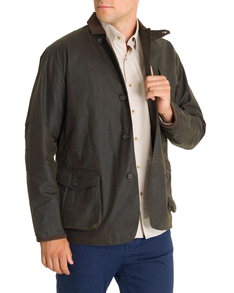 Chaqueta-Wax-Hombre-Claswax-Verde-Rockford