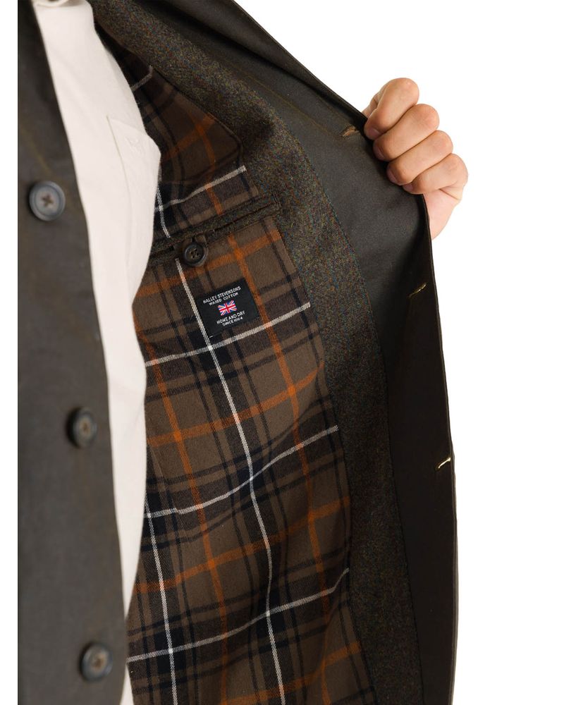 Chaqueta-Wax-Hombre-Claswax-Verde-Rockford