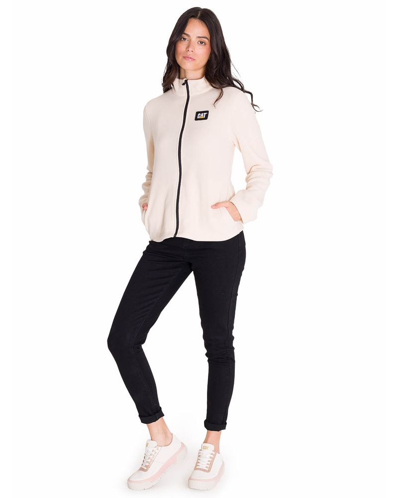Polar-Manga-Larga-Mujer-Microfleece-Full-Zip-Beige-Cat