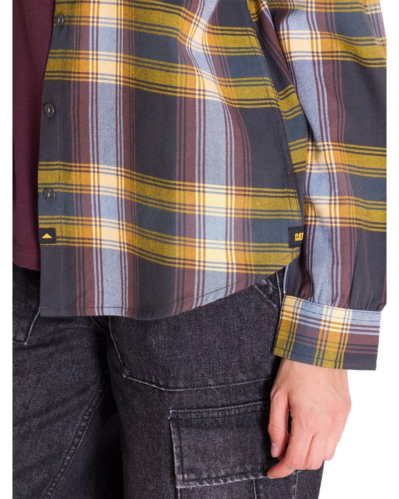 Camisa-Manga-Larga-Mujer-Flannel-Relaxed-L-S-Purpura-Cat