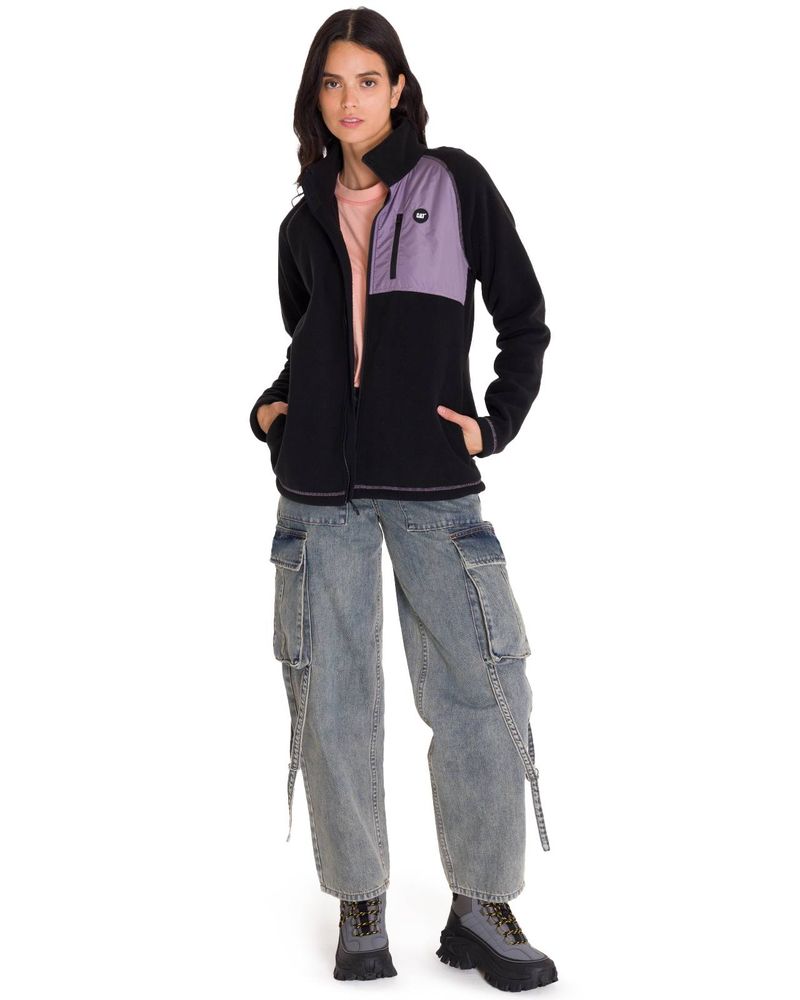 Polar-Manga-Larga-Mujer-W-Fleece-Utility-Full-Zip-Lila-Cat