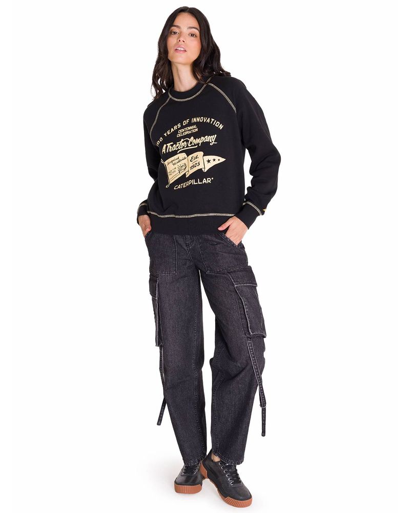 Poleron-Manga-Larga-Mujer-Contrast-Stitch-Graphic-Negro-Cat