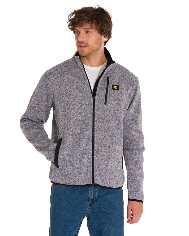 Polar-Manga-Larga-Hombre-Fleece-Full-Zip-Gris-Oscuro-Cat