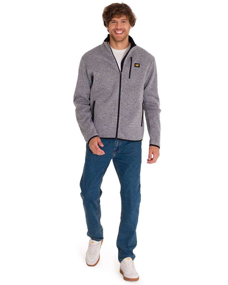 Polar-Manga-Larga-Hombre-Fleece-Full-Zip-Gris-Oscuro-Cat