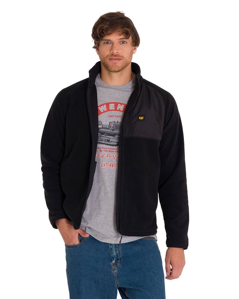 Polar-Manga-Larga-Hombre-Fleece-Full-Zip-Negro-Cat