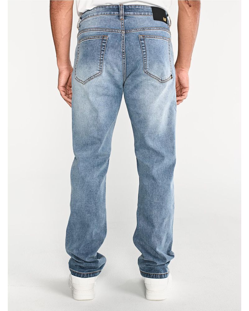 Jeans-Rectos-Hombre-Tribllend-Stretch-Azul-Claro-Cat