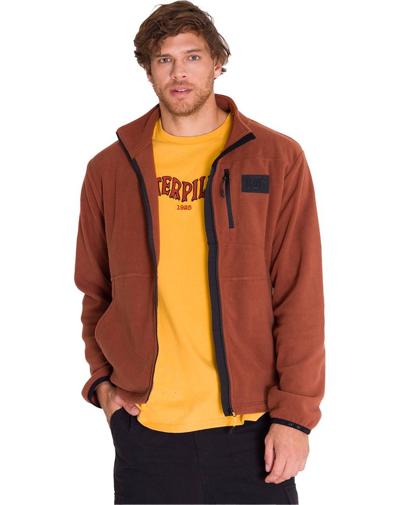 Polar-Hombre-Microfleece-Full-Zip-Cafe-CAT