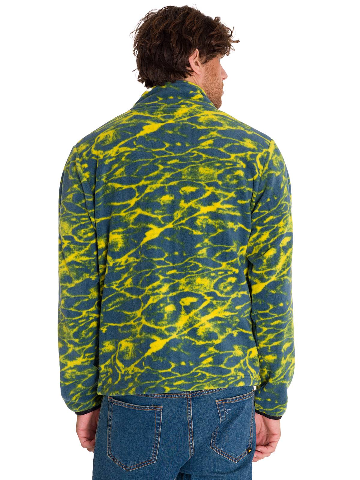 Polar Hombre Microfleece Full Zip Azul CAT