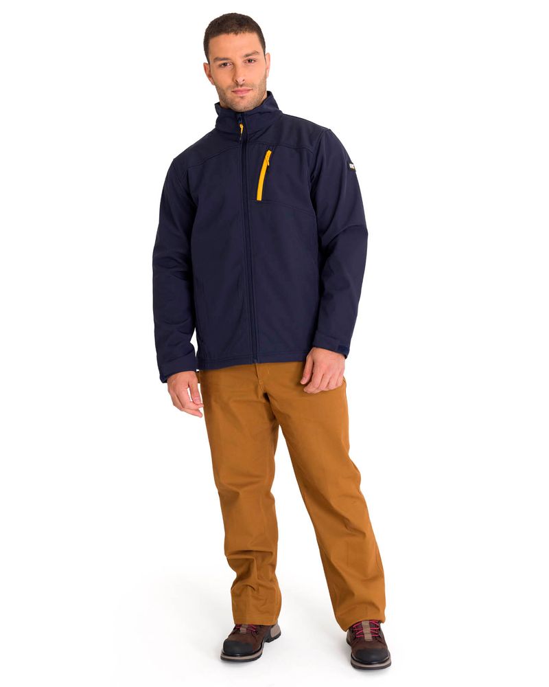 Chaqueta-Hombre-Essentials-Softshell-Azul-Cat