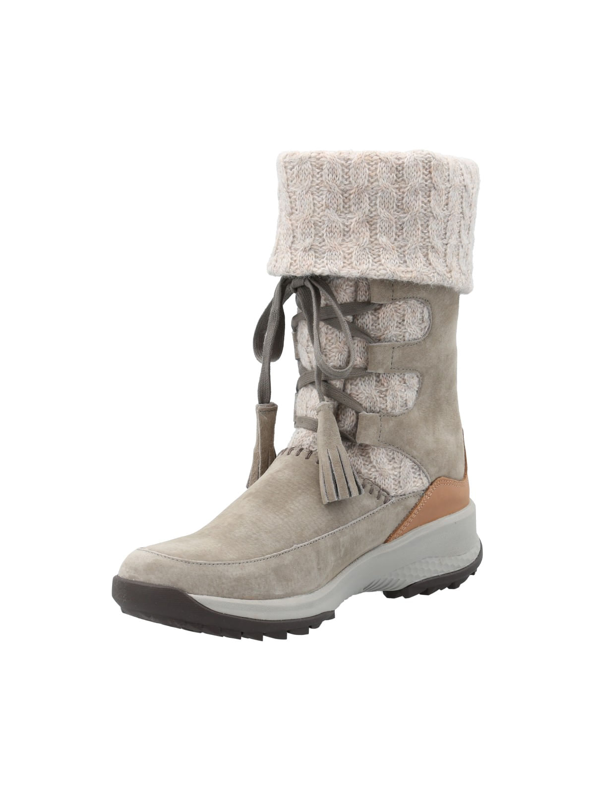Bota Cuero Mujer New Tahoe II Gris Rockford