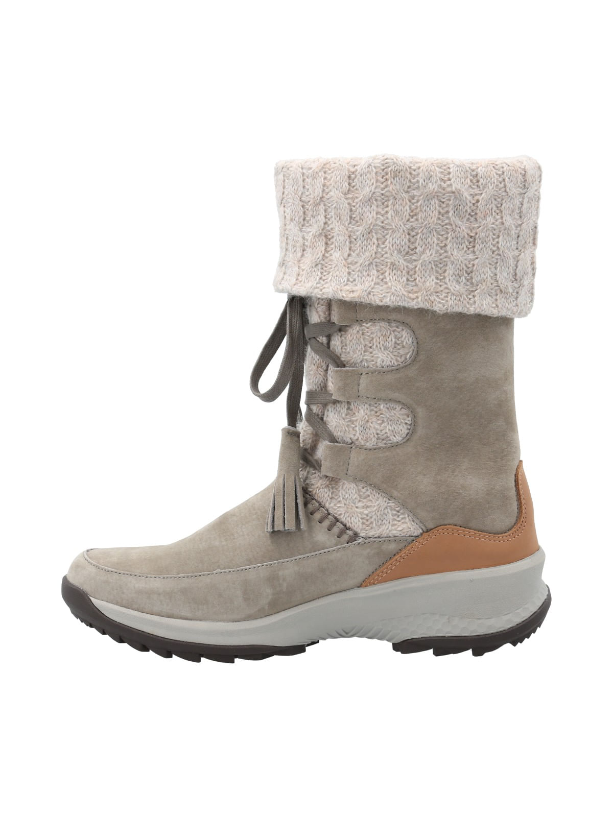 Bota Cuero Mujer New Tahoe II Gris Rockford