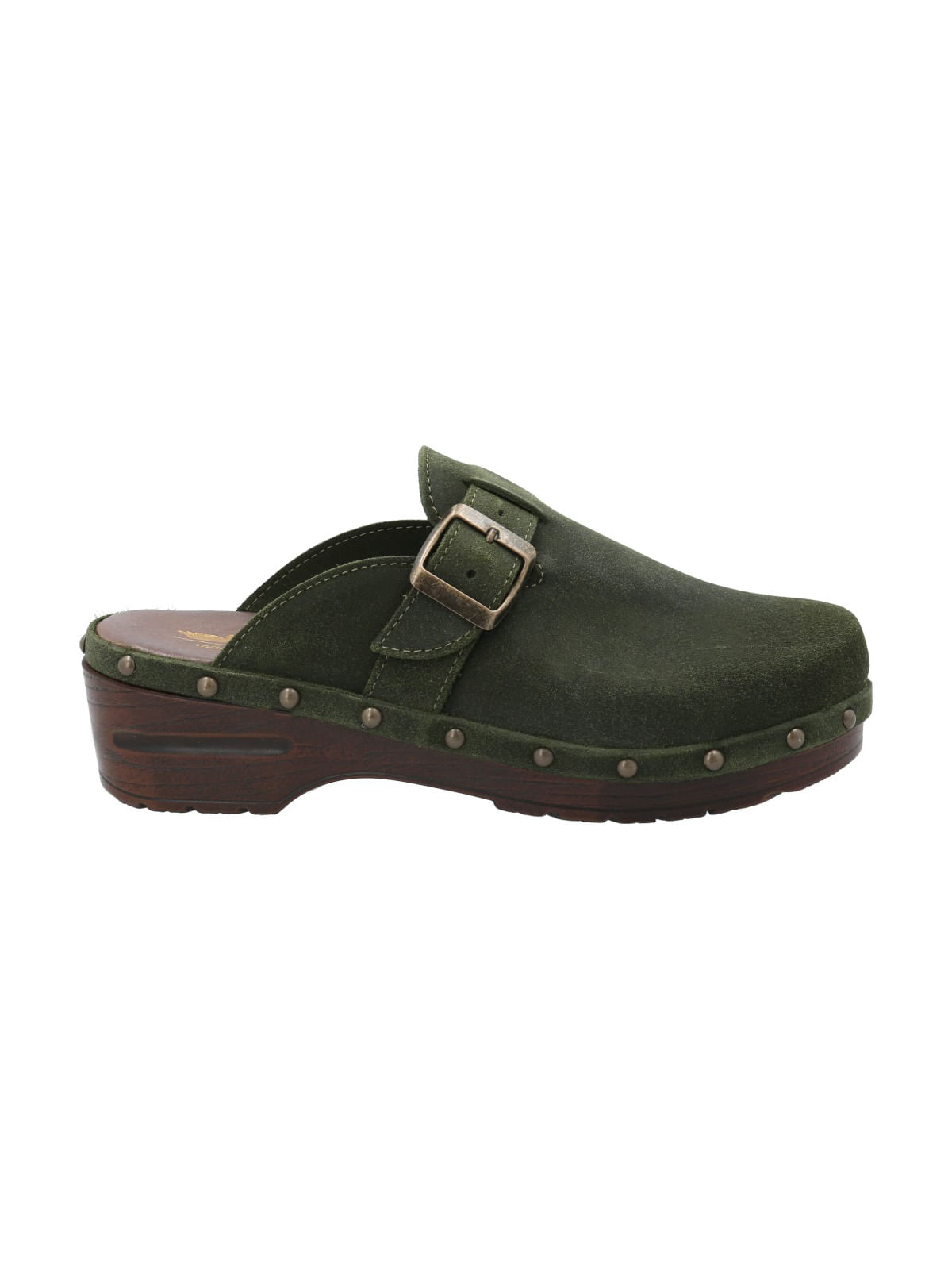 Sueco Cuero Mujer Mostii Verde Rockford