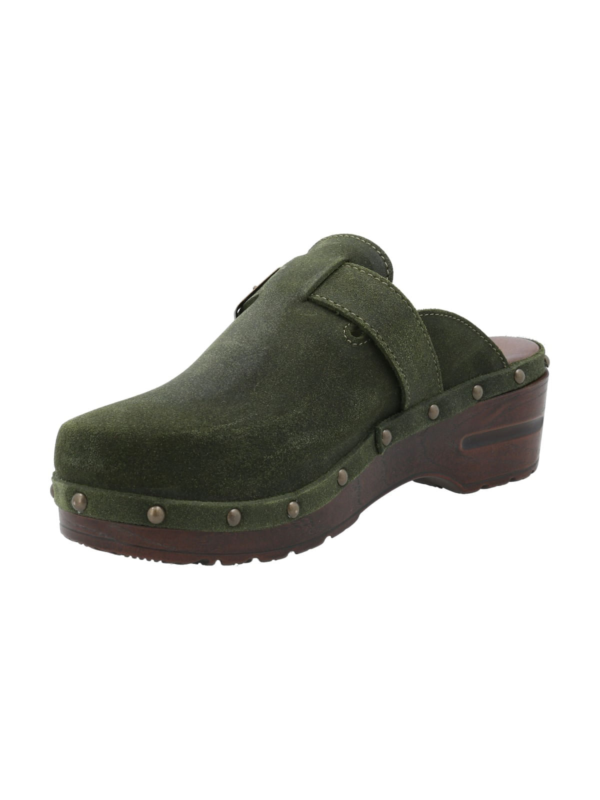 Sueco Cuero Mujer Mostii Verde Rockford