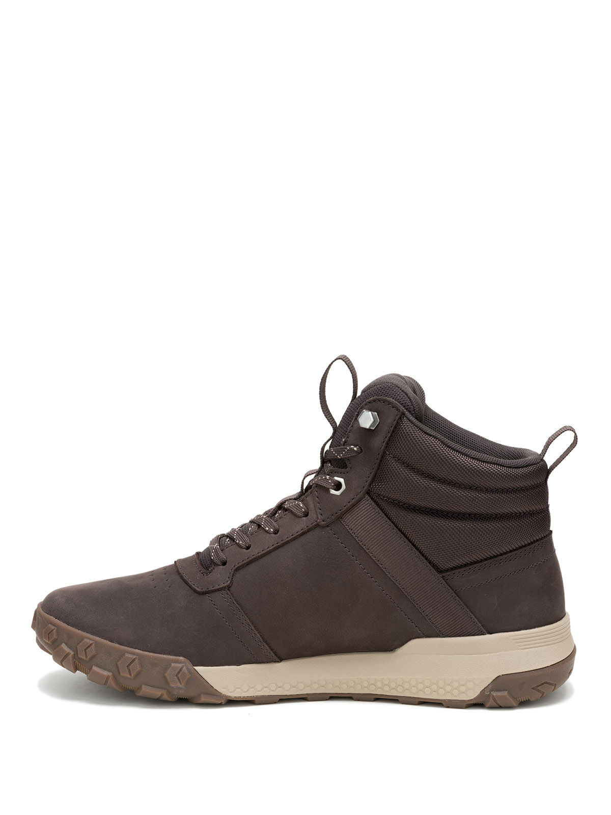 Botín Waterproof Hombre Hex Ready Mid Café Cat