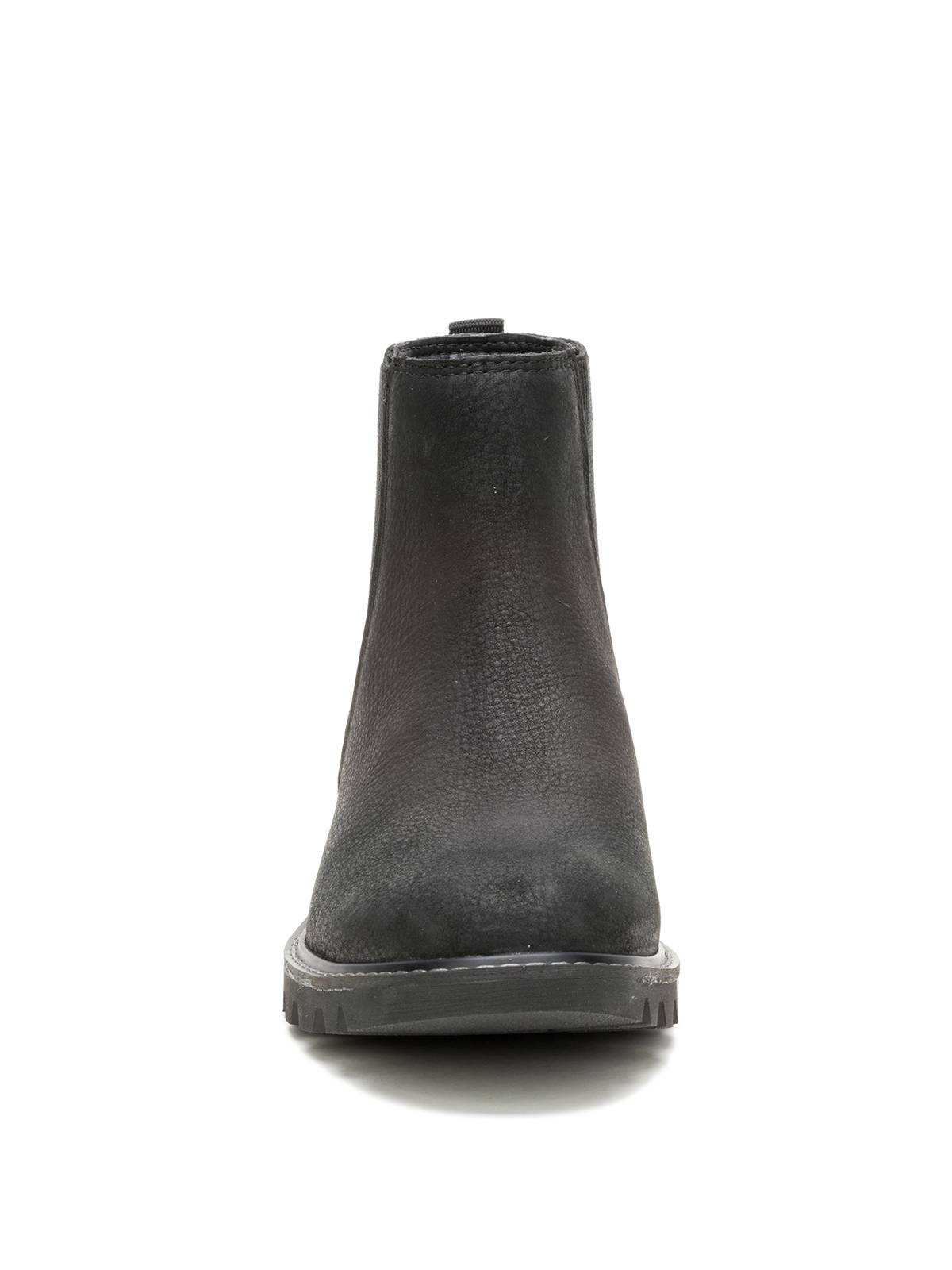 Botín Cuero Mujer Colorado Chelsea Negro Cat